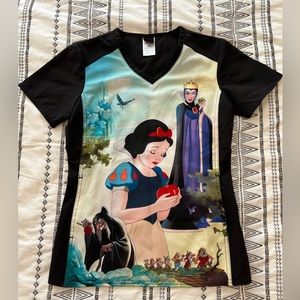 Cherokee Snow White Scrub Top